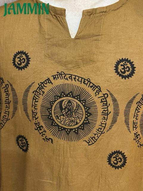 アジアン柄クルタ 長袖 エスニック ヒッピー アジアン サイケ 個性派 < 男性ファッション アジアン柄クルタ 長袖 エスニック ヒッピー アジアン サイケ 個性派 < 男性ファッションの