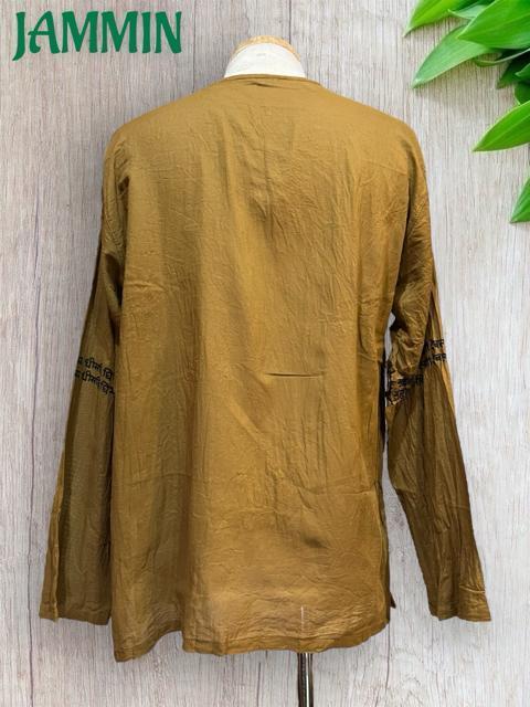 アジアン柄クルタ 長袖 エスニック ヒッピー アジアン サイケ 個性派 < 男性ファッション アジアン柄クルタ 長袖 エスニック ヒッピー アジアン サイケ 個性派 < 男性ファッションの