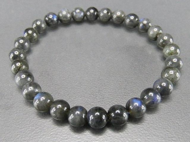 訳有天然石ディープブルーラブラドライト6.5mmブレスレット902-023a < 女性アクセサリー/時計  訳有天然石ディープブルーラブラドライト6.5mmブレスレット902-023a < 女性アクセサリー/時計の