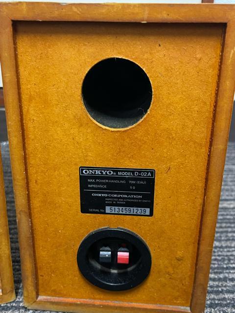 ONKYO D-02A ブックシェルフスピーカー 吸音材入換済み ペア オンキョー < 家電/AV ONKYO D-02A ブックシェルフスピーカー 吸音材入換済み ペア オンキョー < 家電/AVの
