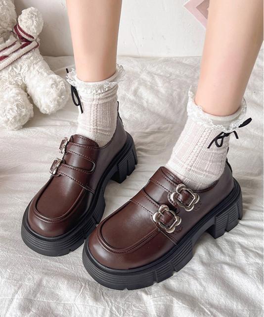 送料無料 新品 厚底ローファー 美脚 レディース 韓国風 < 女性ファッション 送料無料 新品 厚底ローファー 美脚 レディース 韓国風 < 女性ファッションの