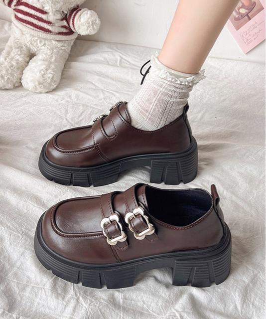 送料無料 新品 厚底ローファー 美脚 レディース 韓国風 < 女性ファッション 送料無料 新品 厚底ローファー 美脚 レディース 韓国風 < 女性ファッションの