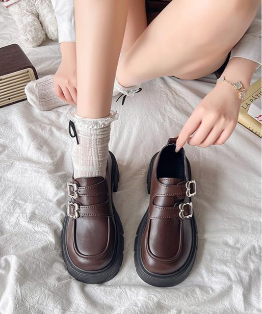 送料無料 新品 厚底ローファー 美脚 レディース 韓国風 < 女性ファッション 送料無料 新品 厚底ローファー 美脚 レディース 韓国風 < 女性ファッションの