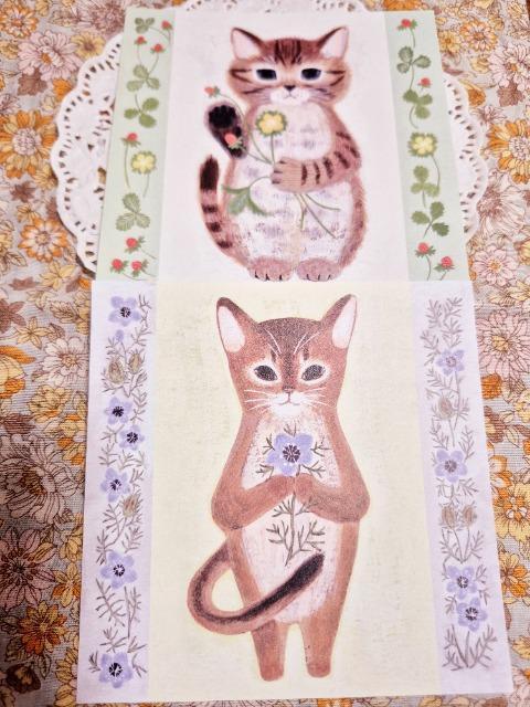 お裾分け☆猫の作家さんメモ2枚☆ < インテリア/ライフ お裾分け☆猫の作家さんメモ2枚☆ < インテリア/ライフの