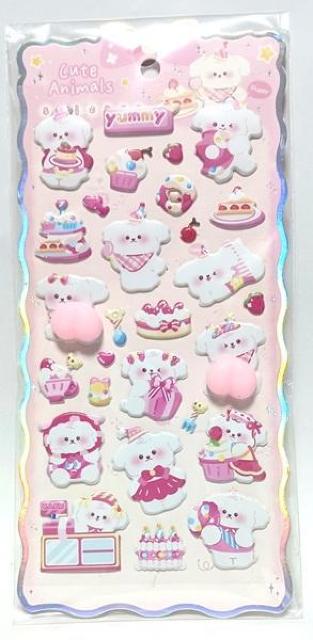 �������K�V�[�� �i���ʁ��˂��j2���I�Ղ��Ղ��V�[�� 3D�X�e�b�J�[ ���̃X�e�b�J�[ �Ղ�����V�[�� ���� �f�R�V�[��DIY �� �C���e���A/���C�t�� 