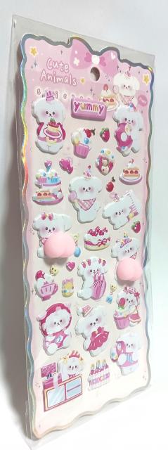 �������K�V�[�� �i���ʁ��˂��j2���I�Ղ��Ղ��V�[�� 3D�X�e�b�J�[ ���̃X�e�b�J�[ �Ղ�����V�[�� ���� �f�R�V�[��DIY �� �C���e���A/���C�t�� 