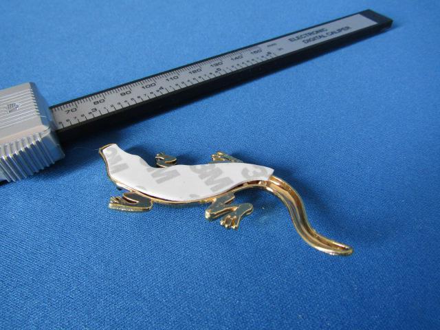 ●クロコダイル ワニ 豪華ラインストーン風 GOLD メタル製 エンブレム!● < 自動車/バイク ●クロコダイル ワニ 豪華ラインストーン風 GOLD メタル製 エンブレム!● < 自動車/バイク