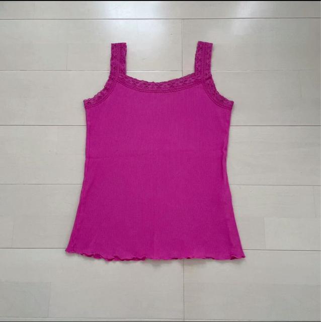 UNIQLO レースキャミソール 150cm タンクトップ トップス  レディースSサイズ < ブランド  UNIQLO レースキャミソール 150cm タンクトップ トップス  レディースSサイズ < ブランドの