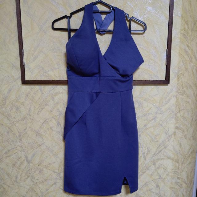 BayBClub ホルダーネックワンピース ワンピース ドレス 美品 < 女性ファッション  BayBClub ホルダーネックワンピース ワンピース ドレス 美品  < 女性ファッションの