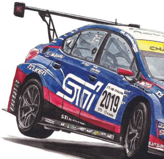 NC-1200スバルWRX STI限定版画サイン額装済作家平右ヱ門 < 自動車/バイク NC-1200スバルWRX STI限定版画サイン額装済作家平右ヱ門 < 自動車/バイク