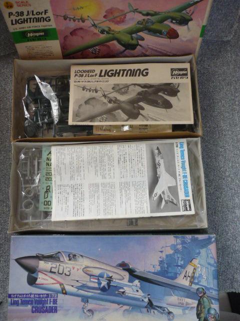 プラモデル「P-38 J/L or Fライトニング&F-8Eクルーセイダー2機セット」T18 < ホビー  プラモデル「P-38 J/L or Fライトニング&F-8Eクルーセイダー2機セット」T18 < ホビーの
