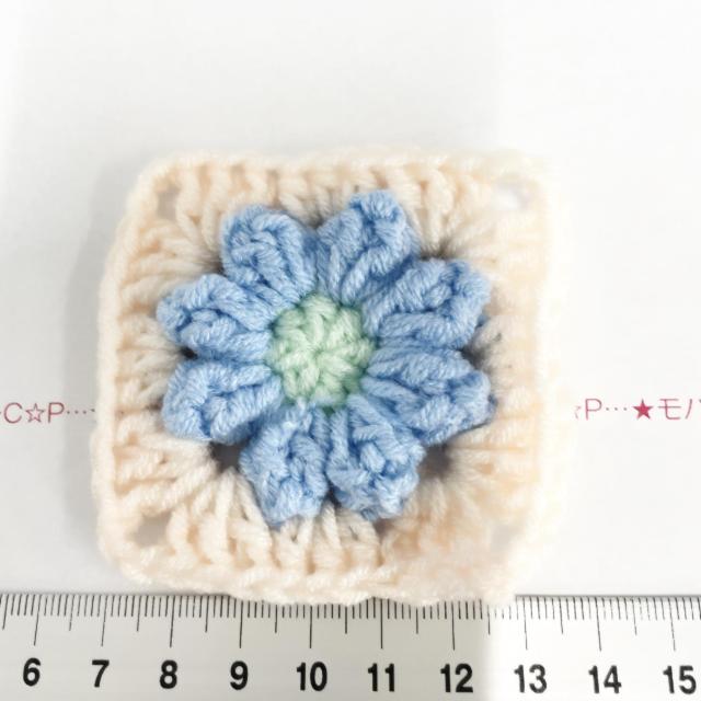 31*ハンドメイド♪ぷっくりお花グラニースクエアモチーフ 毛糸 5 < ペット/手芸/園芸 31*ハンドメイド♪ぷっくりお花グラニースクエアモチーフ 毛糸 5 < ペット/手芸/園芸の