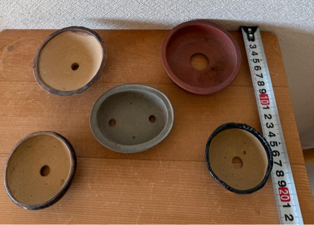 J 盆栽鉢 豆盆栽鉢 山野草鉢 多肉植物鉢 植木鉢 5鉢セット陶器製 落款印あり < ペット/手芸/園芸 J 盆栽鉢 豆盆栽鉢 山野草鉢 多肉植物鉢 植木鉢 5鉢セット陶器製 落款印あり < ペット/手芸/園芸の