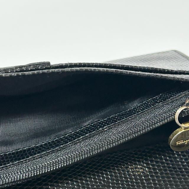 Salvatore Ferragamo �t�F���K�� ���@�� ���U�[�h�^�������U�[ ��܂� �����z �E�H���b�g �u���b�N �S�[���h �� �u�����h�� 