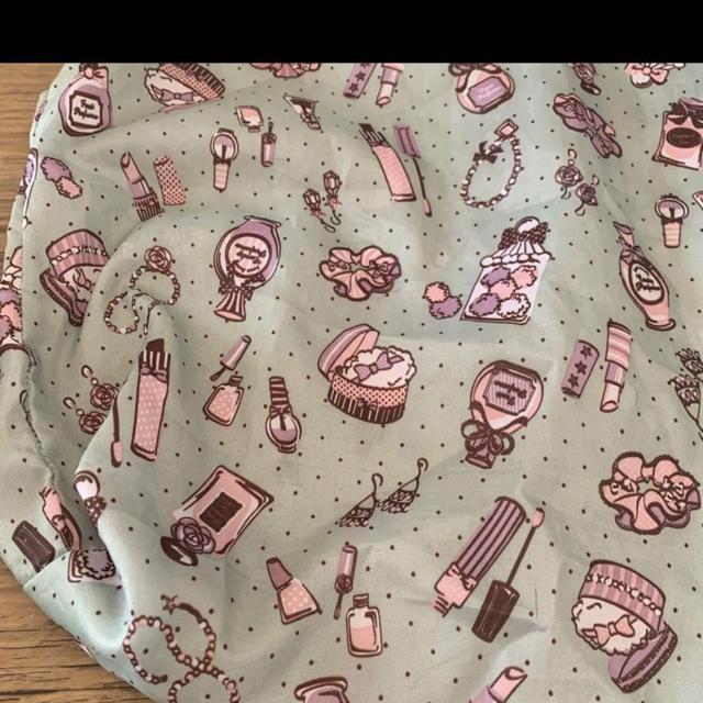 コスメ柄☆パステルカラー☆総柄デザイン。エコバッグ < 女性ファッション コスメ柄☆パステルカラー☆総柄デザイン。エコバッグ < 女性ファッションの