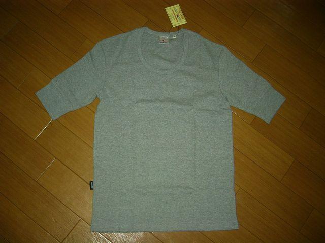 新品アビレックスAVIREXカットソーM灰5分丈TシャツU字リブ < ブランド 新品アビレックスAVIREXカットソーM灰5分丈TシャツU字リブ < ブランドの