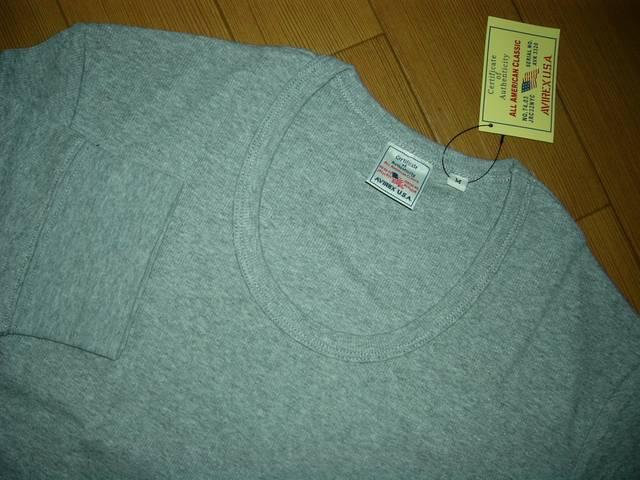 新品アビレックスAVIREXカットソーM灰5分丈TシャツU字リブ < ブランド 新品アビレックスAVIREXカットソーM灰5分丈TシャツU字リブ < ブランドの