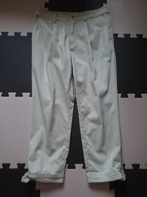 grove グローブ☆チノ クロップドパンツ★綿パンツ☆ベージュ★8分丈☆ < ブランド  grove グローブ☆チノ クロップドパンツ★綿パンツ☆ベージュ★8分丈☆ < ブランドの