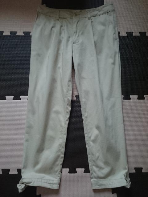 grove グローブ☆チノ クロップドパンツ★綿パンツ☆ベージュ★8分丈☆ < ブランド  grove グローブ☆チノ クロップドパンツ★綿パンツ☆ベージュ★8分丈☆ < ブランドの
