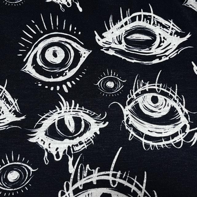 【新品/ROMWE】手描き風EYEデザインショートパンツ☆魔眼 < 女性ファッション  【新品/ROMWE】手描き風EYEデザインショートパンツ☆魔眼 < 女性ファッションの