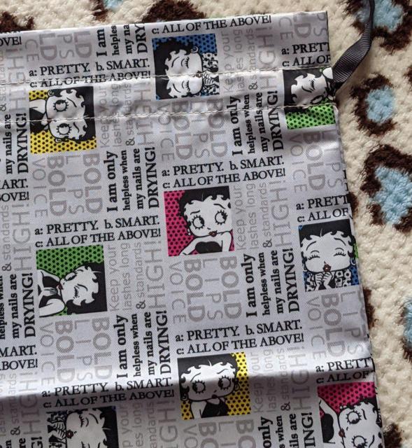 Betty Boop ベティちゃん巾着B枚セット < アニメ/コミック/キャラクター Betty Boop ベティちゃん巾着B枚セット < アニメ/コミック/キャラクターの