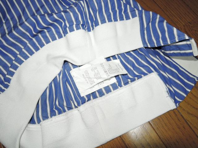 sacai サカイ ストライプシャツ 1 爽やかカラー 袖リブ 半袖シャツ < ブランド sacai サカイ ストライプシャツ 1 爽やかカラー 袖リブ 半袖シャツ < ブランドの