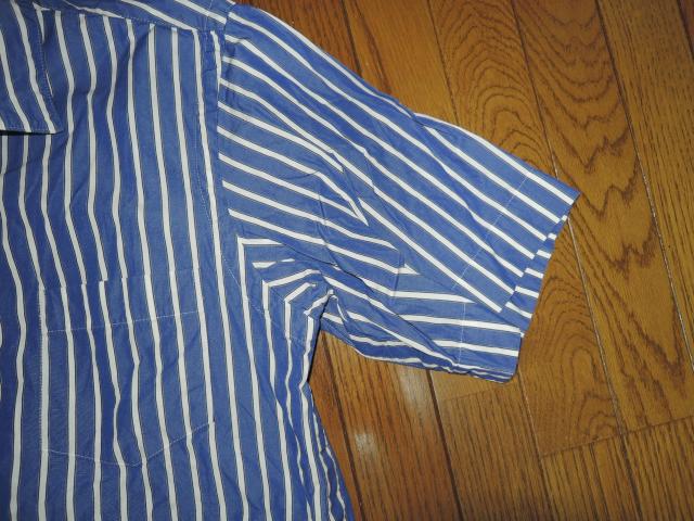 sacai サカイ ストライプシャツ 1 爽やかカラー 袖リブ 半袖シャツ < ブランド sacai サカイ ストライプシャツ 1 爽やかカラー 袖リブ 半袖シャツ < ブランドの