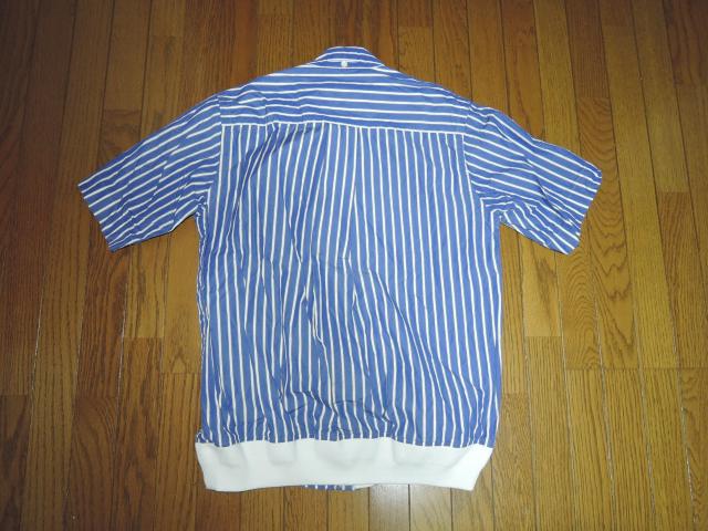 sacai サカイ ストライプシャツ 1 爽やかカラー 袖リブ 半袖シャツ < ブランド sacai サカイ ストライプシャツ 1 爽やかカラー 袖リブ 半袖シャツ < ブランドの