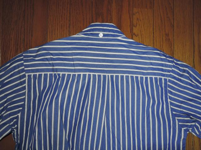 sacai サカイ ストライプシャツ 1 爽やかカラー 袖リブ 半袖シャツ < ブランド sacai サカイ ストライプシャツ 1 爽やかカラー 袖リブ 半袖シャツ < ブランドの