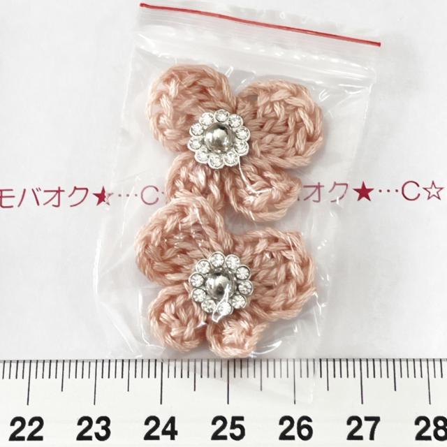 16*ハンドメイド♪キラキラリボンモチーフ 2個 6 < ペット/手芸/園芸  16*ハンドメイド♪キラキラリボンモチーフ 2個 6  < ペット/手芸/園芸の