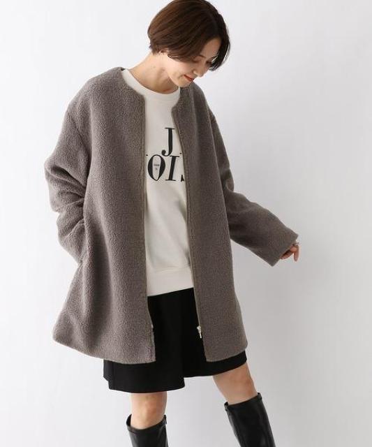 LEPSIMライトボアミドルコート < ブランド LEPSIMライトボアミドルコート < ブランドの