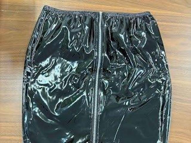 PU皮 レザー キュロット スカート スリッド ジップ ブラック < 女性ファッション PU皮 レザー キュロット スカート スリッド ジップ ブラック < 女性ファッションの