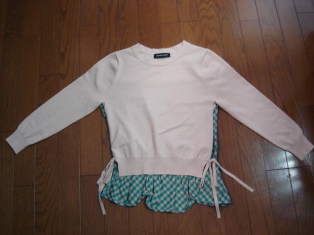 ★クイーンズコート QUEENS COURT バックデザインニット★着用1度!超激安! < ブランド ★クイーンズコート QUEENS COURT バックデザインニット★着用1度!超激安! < ブランドの