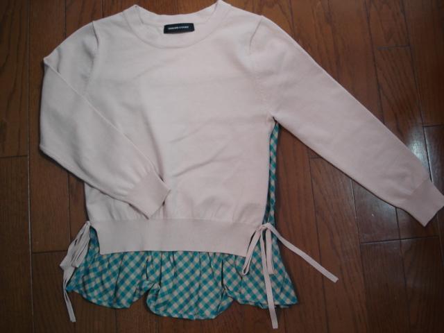 ★クイーンズコート QUEENS COURT バックデザインニット★着用1度!超激安! < ブランド ★クイーンズコート QUEENS COURT バックデザインニット★着用1度!超激安! < ブランドの