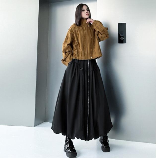 �o���[���@�t���A�X�J�[�g  �Z���^�[�W�b�v�X�J�[�g  �����O�t���@�u���b�N�@�傫���T�C�Y �� �����t�@�b�V������ 