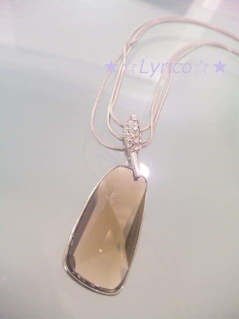 天然スモーキークォーツ★3連SVネックレス★クリスタルカット < 女性アクセサリー/時計  天然スモーキークォーツ★3連SVネックレス★クリスタルカット < 女性アクセサリー/時計の