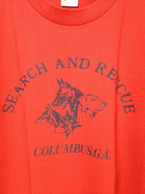 古着 アメリカ製 プリント半袖Tシャツ Sサイズ 赤×黒  ロック ヴィンテージ ユーズド < 男性ファッション  古着 アメリカ製 プリント半袖Tシャツ Sサイズ 赤×黒  ロック ヴィンテージ ユーズド < 男性ファッションの