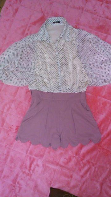 激カワ!! ドット オフショル×ヌーディピンク ハーフパンツ 激安 新品 < 女性ファッション 激カワ!! ドット オフショル×ヌーディピンク ハーフパンツ 激安 新品 < 女性ファッションの