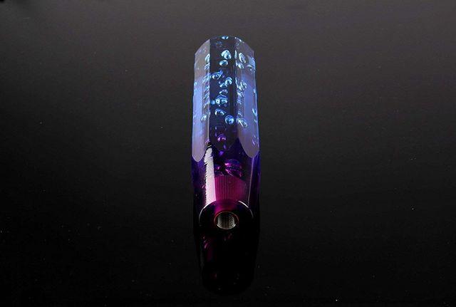 クリスタルシフトノブ バブル 八角 250mm アダプター付き < 自動車/バイク クリスタルシフトノブ バブル 八角 250mm アダプター付き < 自動車/バイク