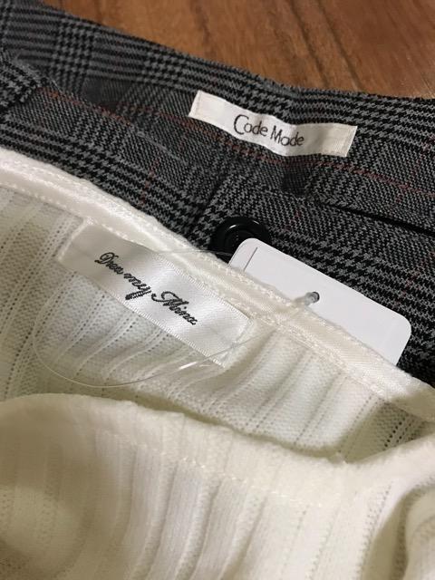 ☆新品☆薄手ニットセーター☆グレーチェックパンツ☆2点セット < 女性ファッション  ☆新品☆薄手ニットセーター☆グレーチェックパンツ☆2点セット < 女性ファッションの