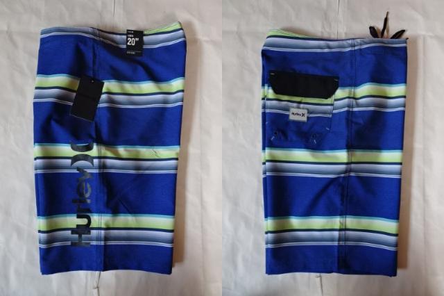 HURLEY LENGTH20"青系ボーダー柄サーフパンツ29インチ < ブランド  HURLEY LENGTH20"青系ボーダー柄サーフパンツ29インチ < ブランドの