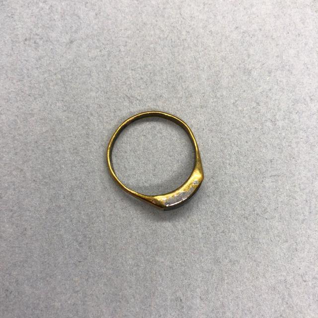 即決 K18GF ゴールドカラー リング 指輪 16号 < 女性アクセサリー/時計 即決 K18GF ゴールドカラー リング 指輪 16号 < 女性アクセサリー/時計の