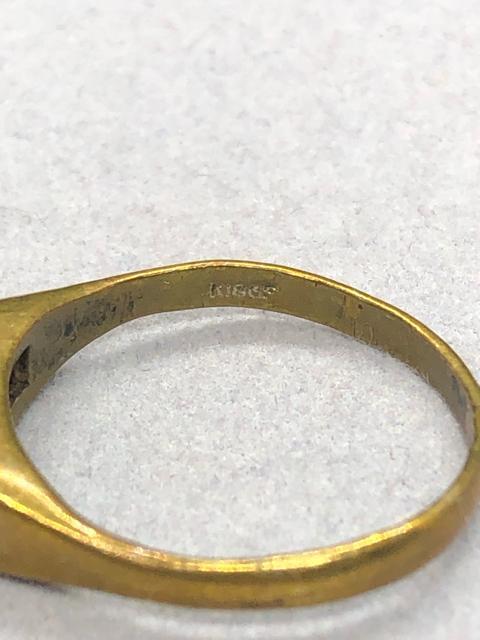 即決 K18GF ゴールドカラー リング 指輪 16号 < 女性アクセサリー/時計 即決 K18GF ゴールドカラー リング 指輪 16号 < 女性アクセサリー/時計の