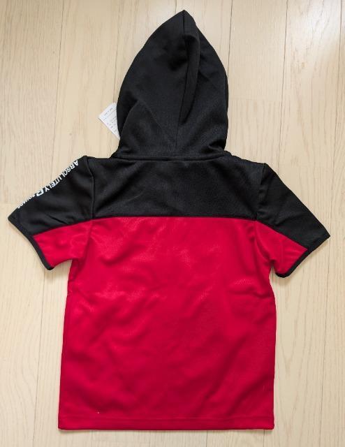 120★SQUADS★フード付き半袖ジャージ★新品★送料無料 < キッズ/ベビー 120★SQUADS★フード付き半袖ジャージ★新品★送料無料 < キッズ/ベビーの