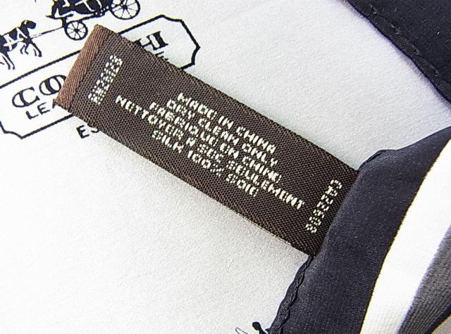 500円スタ★正規品 美品 COACH コーチ ロゴ シルク スカーフ 53x53cm 馬車柄 < ブランド 500円スタ★正規品 美品 COACH コーチ ロゴ シルク スカーフ 53x53cm 馬車柄 < ブランドの