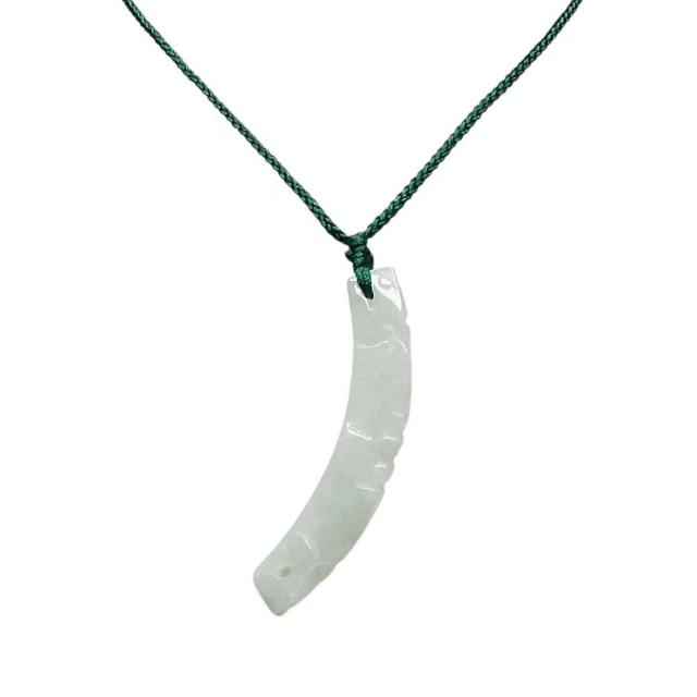 レア品一点物ひすい本翡翠龍頭手彫り勾形天然石紐ネックレスUK2-5-11Za < 女性アクセサリー/時計 レア品一点物ひすい本翡翠龍頭手彫り勾形天然石紐ネックレスUK2-5-11Za < 女性アクセサリー/時計の