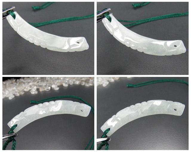 レア品一点物ひすい本翡翠龍頭手彫り勾形天然石紐ネックレスUK2-5-11Za < 女性アクセサリー/時計 レア品一点物ひすい本翡翠龍頭手彫り勾形天然石紐ネックレスUK2-5-11Za < 女性アクセサリー/時計の