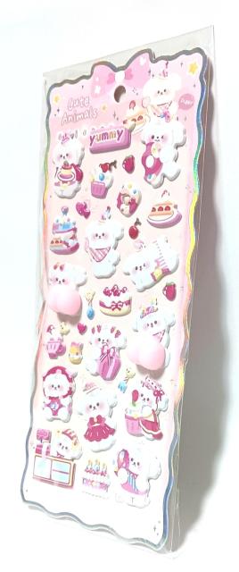 �������K�V�[�� �i���ʁ��˂����p���_�j3���I�Ղ��Ղ��V�[�� 3D�X�e�b�J�[ ���̃X�e�b�J�[ �Ղ�����V�[�� ���� �R�V�[��DIY �� �C���e���A/���C�t�� 