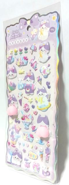 �������K�V�[�� �i���ʁ��˂����p���_�j3���I�Ղ��Ղ��V�[�� 3D�X�e�b�J�[ ���̃X�e�b�J�[ �Ղ�����V�[�� ���� �R�V�[��DIY �� �C���e���A/���C�t�� 