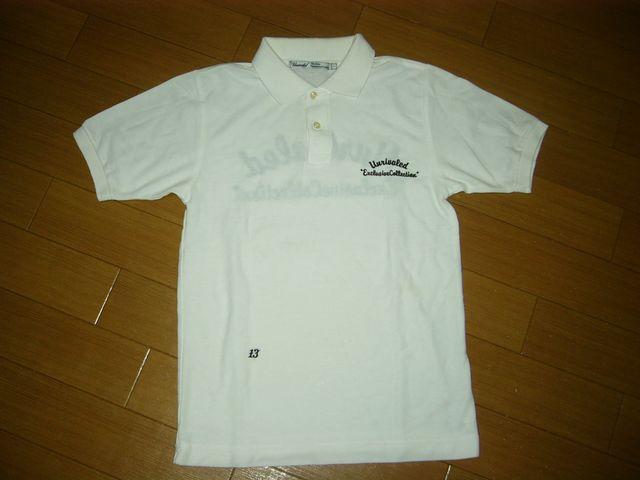 UNRIVALED×LET IT RIDE13ポロシャツ1白ステッチ刺繍 < 男性ファッション UNRIVALED×LET IT RIDE13ポロシャツ1白ステッチ刺繍 < 男性ファッションの